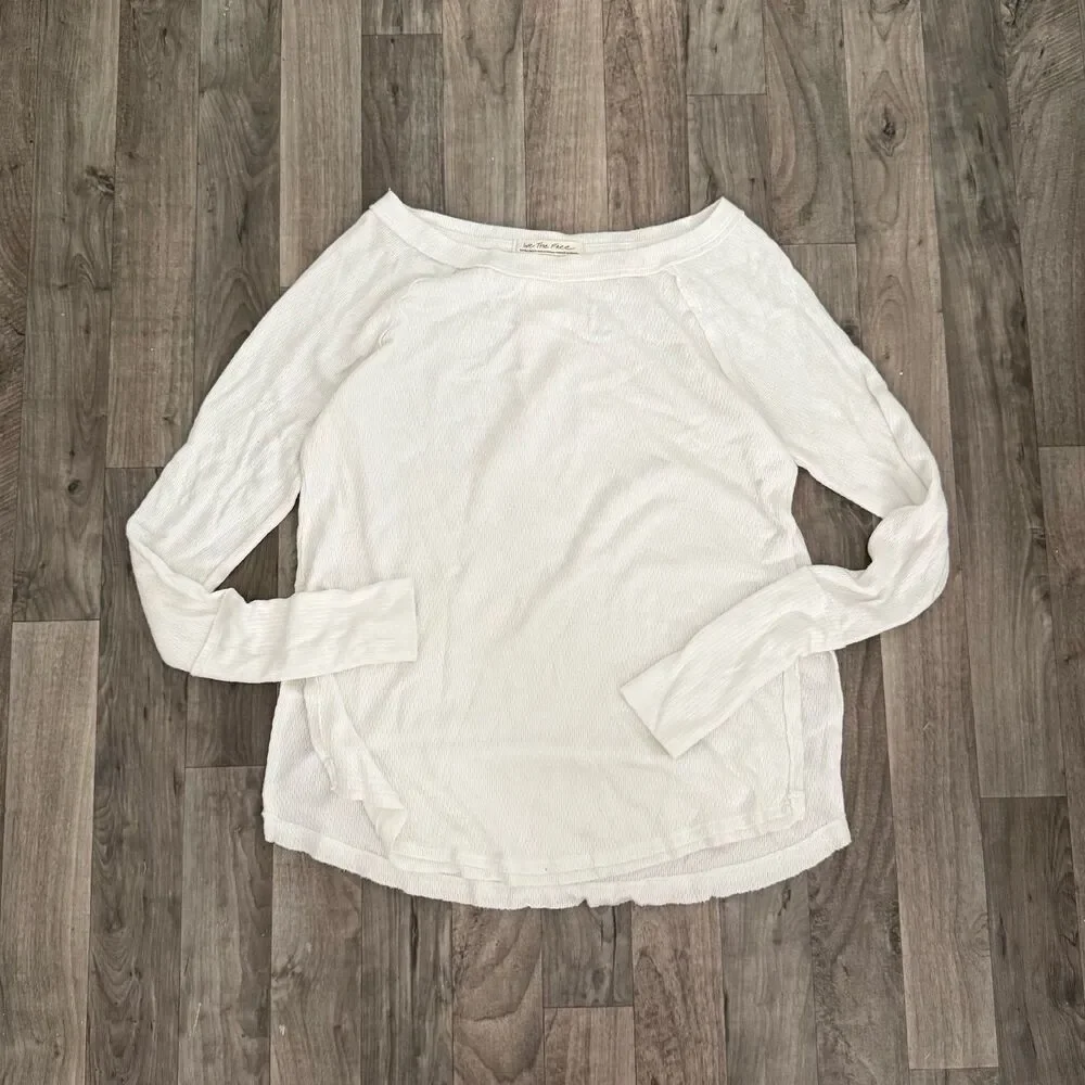 Free People Snowy Thermal slouchy top